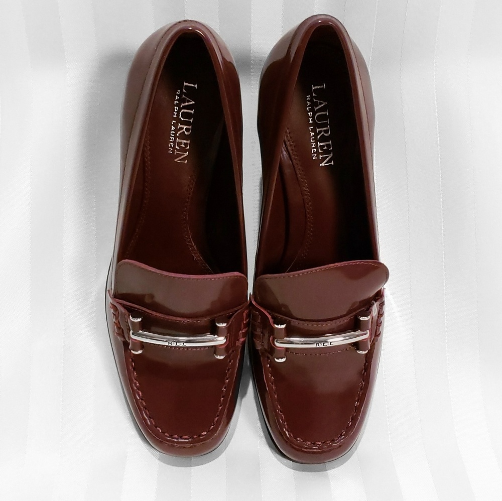 Lauren Ralph Lauren Dalena Horse Bit Loafers - Picture 2 of 8